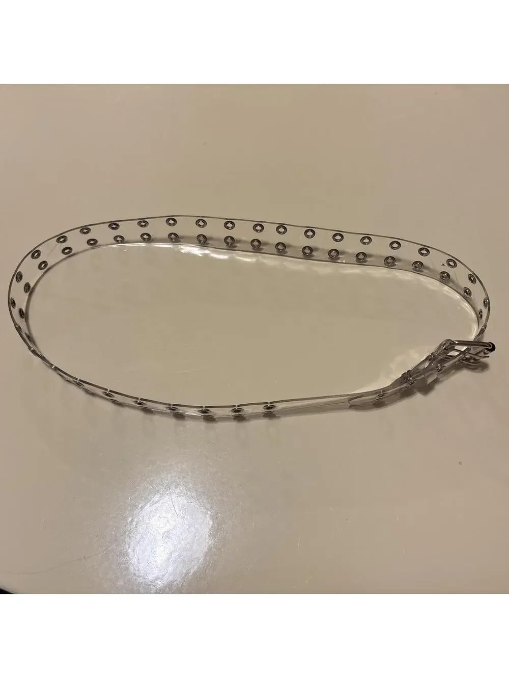 Women's Silver and Black Belt